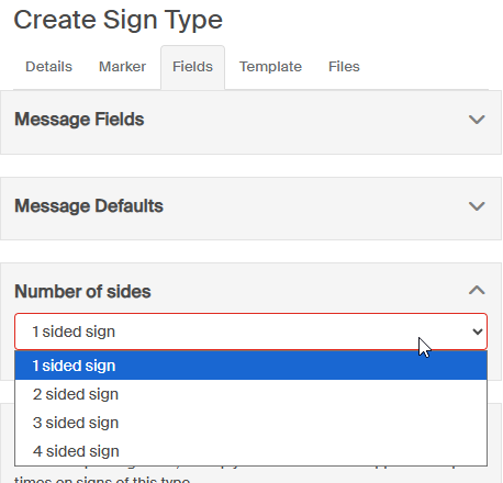 Multi-sided Signs